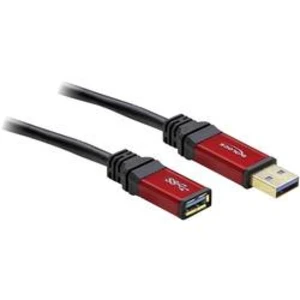 USB 3.0 prodlužovací kabel Delock 105905, 3.00 m, červená, černá