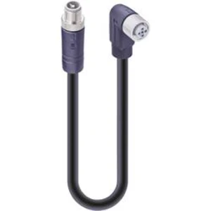 Připojovací kabel pro senzory - aktory Lumberg Automation RST 4T-RKWT 4T-723/5 M SW 934853329 zástrčka, rovná, zásuvka, zahnutá, 5.00 m, 1 ks