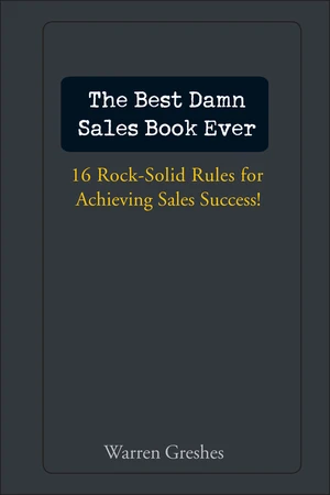 The Best Damn Sales Book Ever