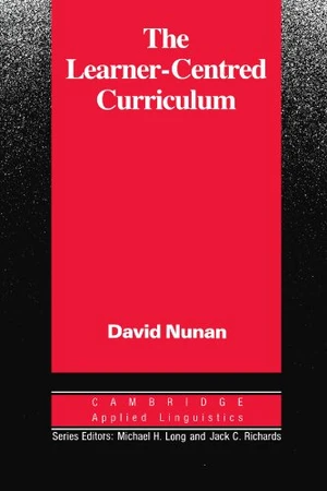 The Learner-Centred Curriculum