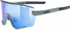 UVEX Sportstyle 236 Set Rhino Deep Space Mat/Blue Mirrored Fahrradbrille