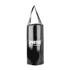 Dětský boxovací pytel SportKO MP9 24x50cm / 5kg  černo-bílá