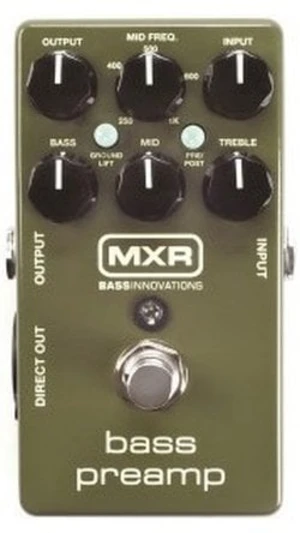 Dunlop MXR M81 Bass Preamp Baskytarový efekt