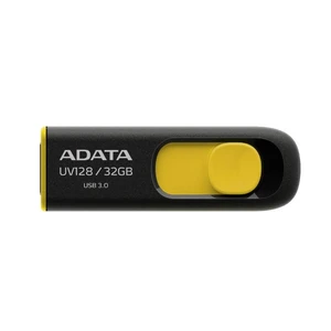 USB kulcs A-DATA UV128, 32GB, USB 3.1 - sebesség 90/40 MB/s (AUV128-32G-RBY)