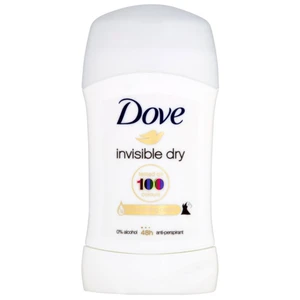 Dove Invisible Dry Antiperspirant tuhý antiperspirant proti bielym škvrnám 48h 40 ml