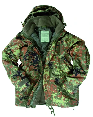 Nepromokavá funkční bunda COLD Mil-Tec® - flecktarn (Barva: Flectarn, Velikost: XL)