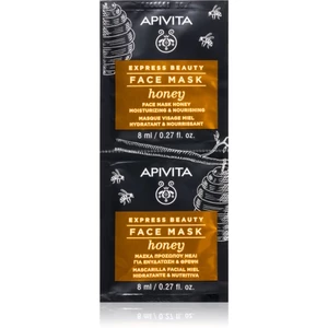 Apivita Express Beauty Nourishing Face Mask Honey hydratačná a vyživujúca maska na tvár 2x8 ml