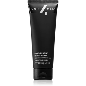 Unit4Men Regenerating hand cream regeneračný krém na ruky Citrus and Musk 75 ml