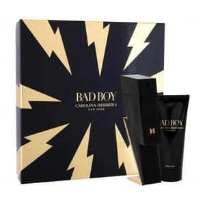 Carolina Herrera Bad Boy dárková kazeta toaletní voda 100 ml + sprchový gel 100 ml pro muže