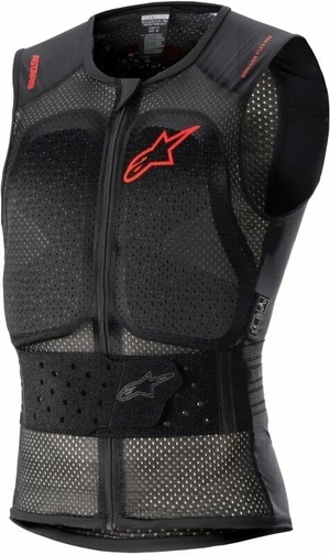 Alpinestars Nucleon Flex Pro Protection Vest Transparent Smoke/Red M Gilet protecteur