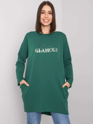 Excessive dark green tunic with pockets from Alexiah