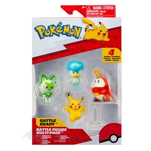 Jazwares Pokémon akčné figúrky Fuecoco, Quaxly, Sprigatito, Pikachu 5 cm