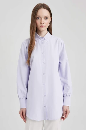 DEFACTO Regular Fit Poplin Long Sleeve Tunic