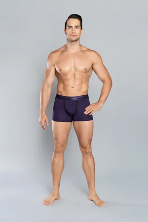 Umberto Boxer Shorts - Eggplant/Eggplant