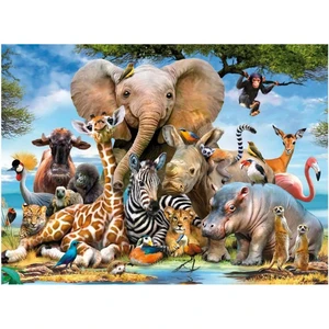 Ravensburger Africkí priatelia 300 dielikov