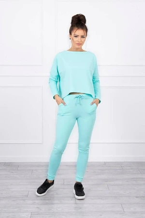 Set s oversized halenkou mint