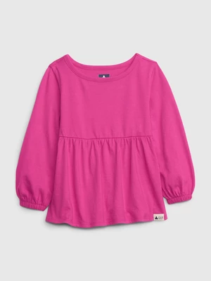 GAP Kids T-shirt organic cotton peplum - Girls