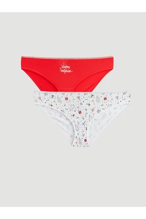 LC Waikiki 2-Pack Christmas Themed Bikini Briefs