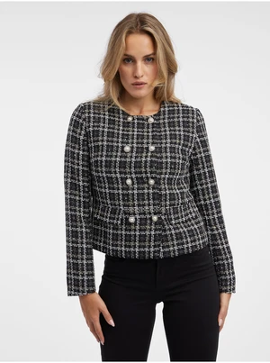 Orsay Black Women's Patterned Blazer - Women's