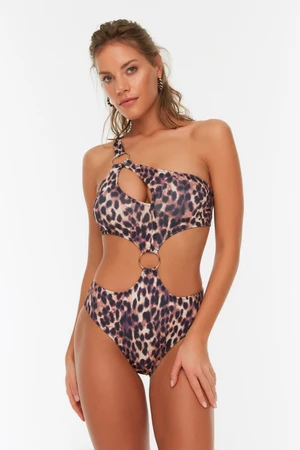 Női fürdőruha Trendyol Leopard print