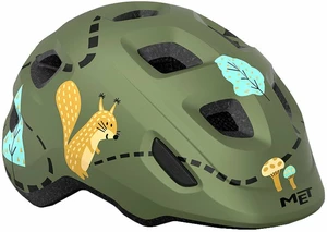 MET Hooray Green Forest/Matt S (52-55 cm) Kinder fahrradhelm