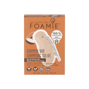 Foamie Tuhý šampon pro suché a kudrnaté vlasy Kiss Me Argan (Shampoo Bar) 80 g