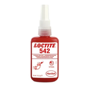 Lepidlo do závitů, pro hydraulické systémy, středněpevnostní, 50 ml - Loctite 542