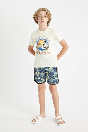 DEFACTO Boys' Patterned Swim Shorts