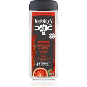 Le Petit Marseillais Blood Orange & Saffron sprchový gel 4 v 1 pro muže 400 ml