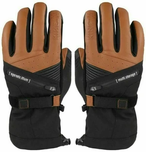 KinetiXx Bob Black/Brown 9 Guantes de esquí