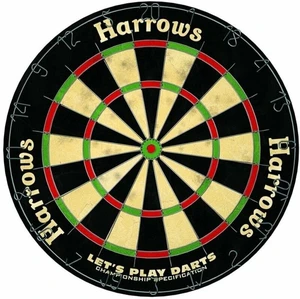 Harrows Lets Play Darts Black 4 kg Dartscheibe