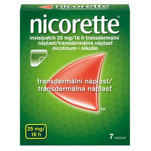 NICORETTE Invisipatch 25 mg/16 h transdermálna náplasť 7 ks