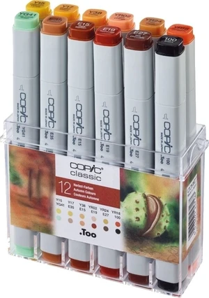 Copic Classic Cartuccia d'inchiostro Autumn Colours 12 pezzi