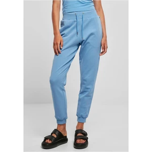 Women's high-waisted organic sweatpants horizontblue