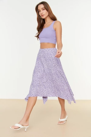 Trendyol Skirt - Purple - Midi