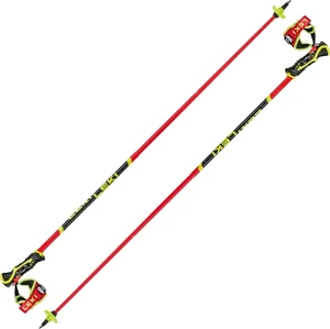 Leki Venom SL 3D Bright Red/Black/Neonyellow 115 cm Lyžařské hole