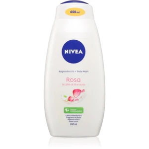 NIVEA Rose & Almond Oil hydratační sprchový gel 650 ml