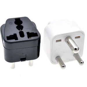 Universal to India, Sri Lanka, Nepal, Pakistan Electrical Plug Converter Adapter AC100~250V 10A