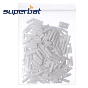 Superbat 100pcs Wrap Wire white 3.5mm Dia Heat Shrink Tube Sleeving for 1.37mm RG178 RG316 RG174 Cable