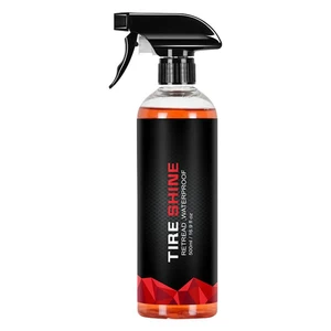 Car Tire Shine 500ml Long Lasting Tire Shine Rain Resistant Make Faded Tires Look New Glossy Tire Shine Safe For Cars Trucks