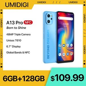 UMIDIGI A13 Pro Android Smartphone NFC 48MP AI Triple Camera 6GB 128GB 6.7" Full Display 5150mAh Global Version Cellphone