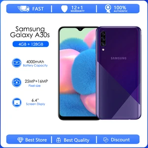 Samsung Galaxy A30S A307F Dual Sim Refurbished-Original Unlocked 4GB 64GB Android Wi-Fi 16MP 6.4'' Free Shipping