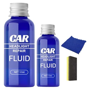 Head Light Cleaning Kits Restore Full Headlight Restoration Kit Renew Cloudy Lights With Polish And UV Protection Cleaner