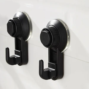 Wall Hooks Hangers Adhesive Door Hooks Suction Heavy Load Rack Wall Bathroom Storage Organizer Storage Sucker Kitchen