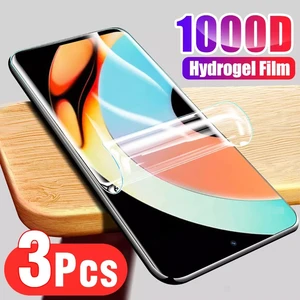 3PCS Screen Protector For Realme 10 8 7 9 6 Pro Plus 9i 8i Hydrogel Film For Realme C55 C30 C33 C35 C31 C3 C25S C25Y C21Y C21