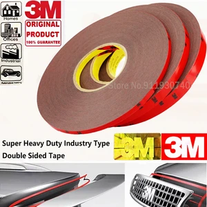 3M 3 Meter 3 M VHB 0.8MM Heavy Duty Mounting Double Sided Adhesive Acrylic Foam Tape 6mm 8mm 10mm 12mm 15mm 20mm 30mm 40mm 50mm