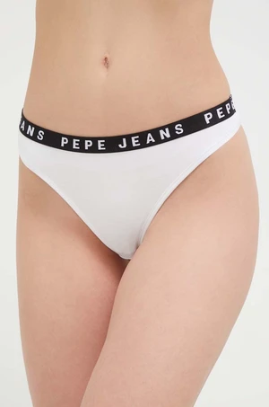 Tanga Pepe Jeans bílá barva