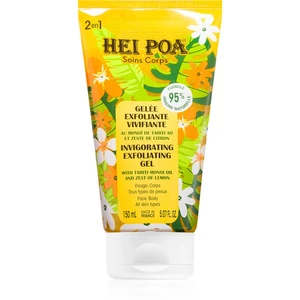 Hei Poa Tahiti Monoi Oil Zest of Lemon exfoliační gel 150 ml