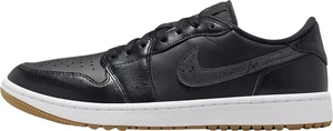 Nike Air Jordan 1 Low G Golf Shoes Black/Gum Medium Brown/White/Anthracite 42