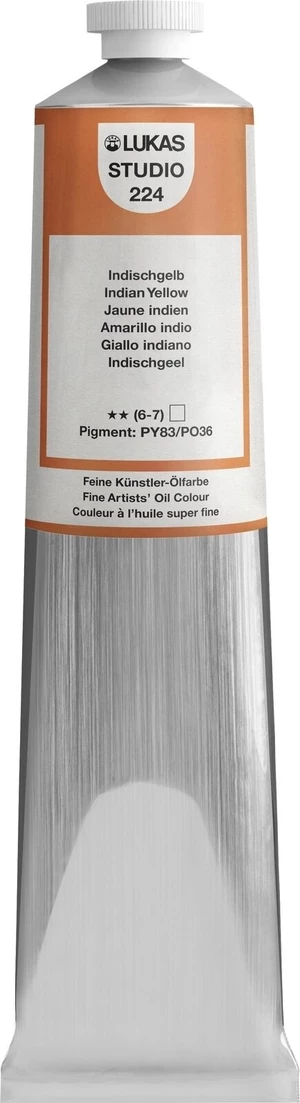 Lukas Studio Aluminium Tube Peinture à l'huile Indian Yellow 200 ml 1 pc